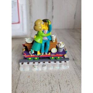 Hamilton Simpsons class is in session skinner krabappel xmas train vintage